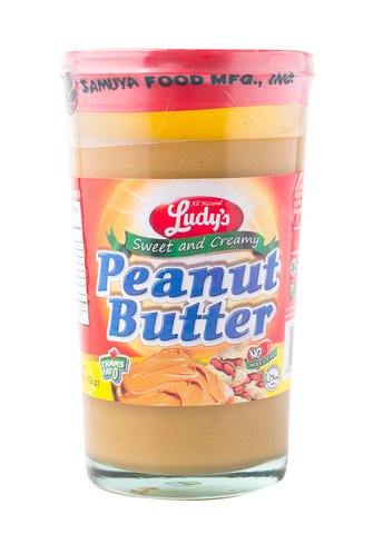 Ludy's Peanut Butter Creamy Glass 12 oz
