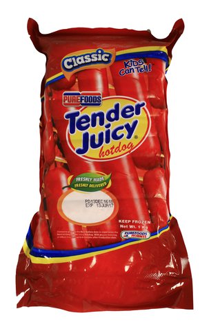 Purefoods Tender Juicy Classic Hotdog 1 kg
