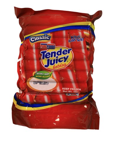 Purefoods Tender Juicy Classic Hotdog 500 g