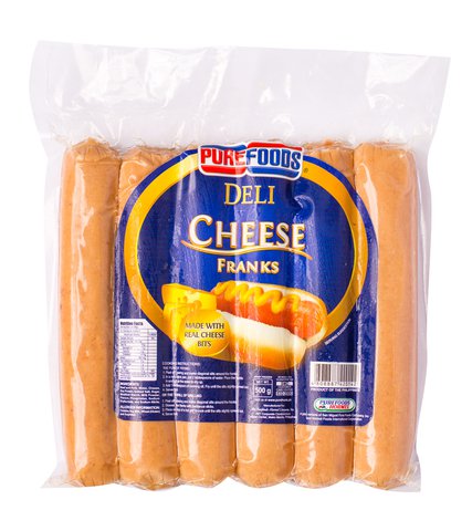 Purefoods Cheese Franks Jumbo Hotdog 500 g