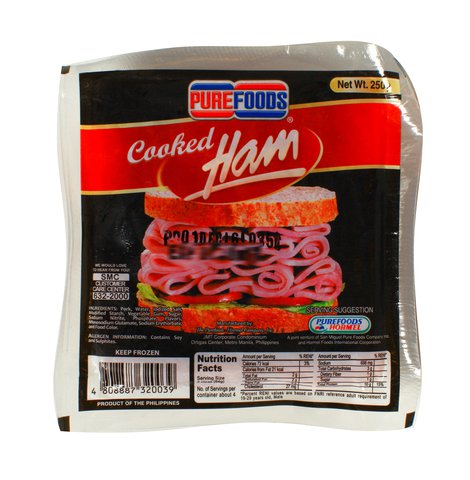 Purefoods Cooked Ham Sliced 250 g