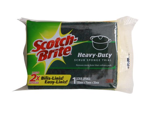 Scotch-Brite Heavy Duty Scrub Sponge Trial (Large) 1 pc