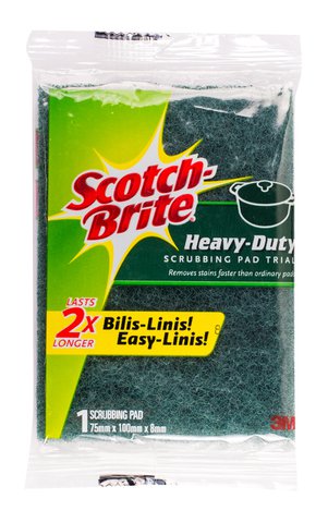 Scotch Brite Scrubbing Pad Trial Heavy Duty - Large 1 pc