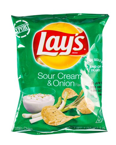 Lay's Potato Chips Sour Cream &amp; Onion 1 oz