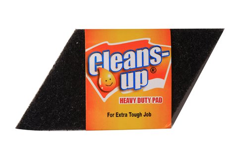 Cleans-up Heavy Duty Pad Black 1 pc