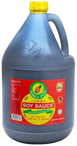 Marca Piña Soy Sauce 1 gallon