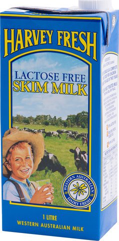 Harvey Fresh Lactose Free Skim Milk 1 l