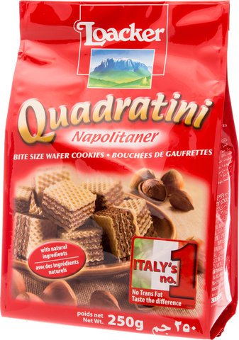 Loacker Quadratini Napolitaner 250 g