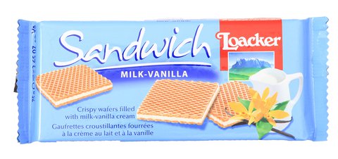 Loacker Milk Vanilla Wafer 75 g