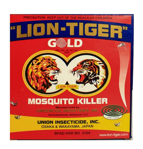 Lion-Tiger Gold Mosquito Killer Coil (10 pcs) 140 g