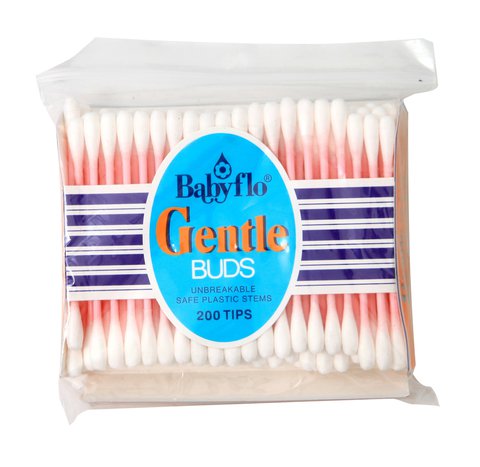 Babyflo Gentle Buds Pink 200 tips /pack