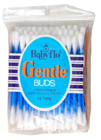 Babyflo Gentle Buds Blue 72 pcs /pack