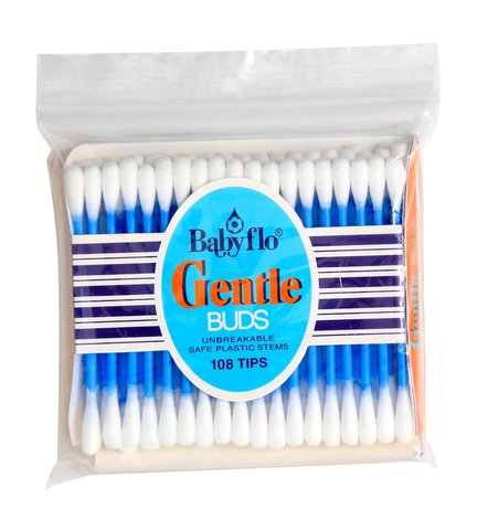 Babyflo Gentle Buds Blue 108 tips /pack