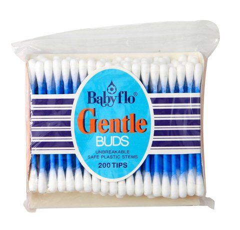 Babyflo Gentle Buds Blue 200 tips /pack