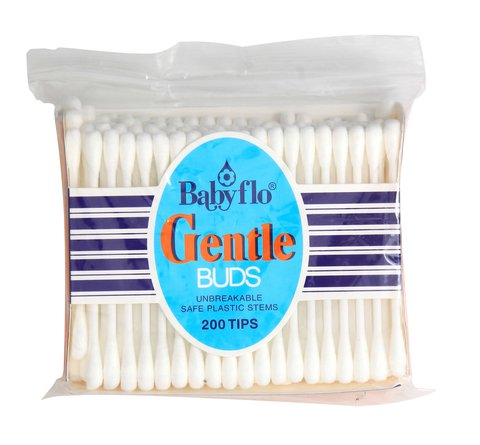 Babyflo Gentle Buds White 200 tips /pack