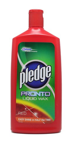 Pledge Pronto Liquid Wax Red 500 ml