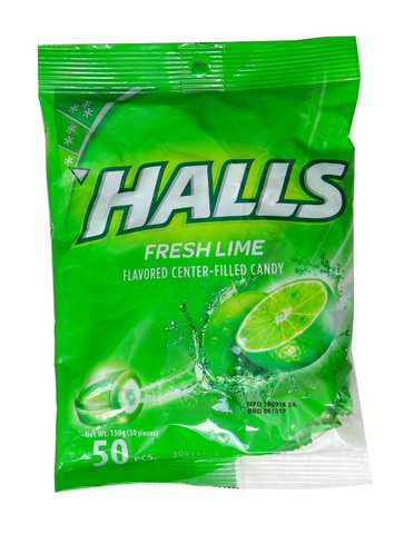 Halls Fresh Lime (50 pcs) 150 g