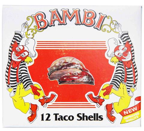 Bambi Taco Shell 12 pcs /pack
