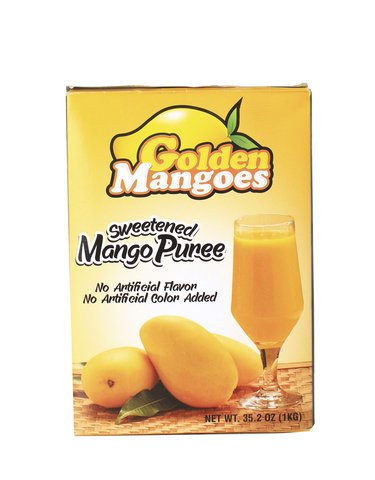 Golden Mangoes Sweetened Mango Puree 1000 g