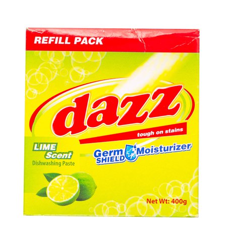 Dazz Dishwashing Paste Lime Scent Refill 400 g