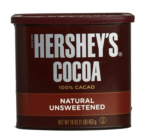 Hersheys Cocoa Natural Unsweetened Cacao 453 g