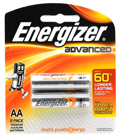 Energizer Titanium Batteries X91BP2 AA 2 pcs /pack