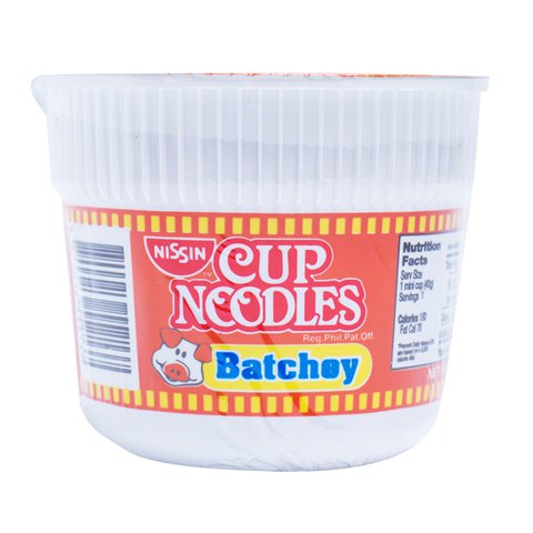 Nissin Mini Cup Noodles Batchoy 40 g