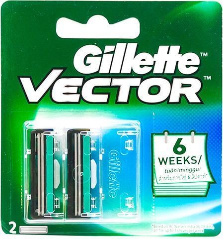 Gillette Blade Razor Vector Cart 2 pcs /pack