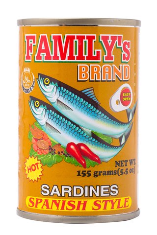 Family's Brand Sardines Spanish Style Easy Open Can 155 g