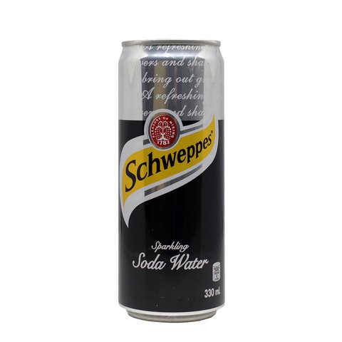 Schweppes Soda Water 330 ml