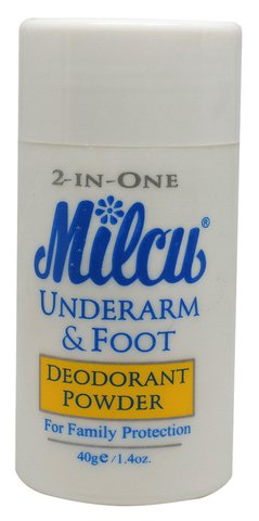 Milcu Deodorant Powder - Foot &amp; Underarm 40 g