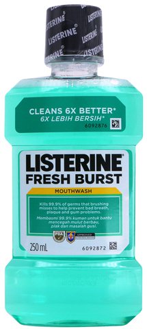 Listerine Mouthwash Fresh Burst 250 ml