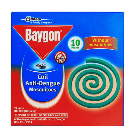Baygon Mosquito Coil (10 pcs) 125 g