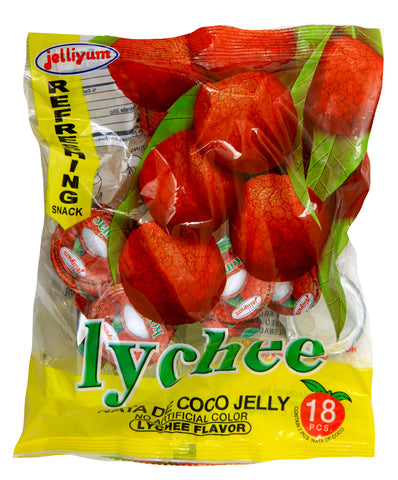 Knottsberry Farm Jelliyum Lychee Nata De Coco Jelly 18 pcs /pack