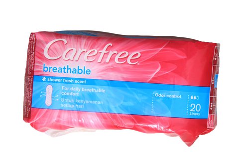 Carefree Panty Liner Breathable Shower Fresh Scent Sanitary Napkins 20 pcs /pack