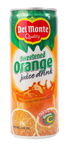 Del Monte Sweetened Orange Juice Drink 240 ml