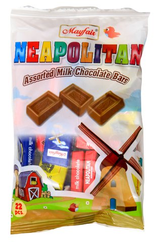 Mayfair Neopolitan Assorted Milk Chocolate 22 pcs /pack