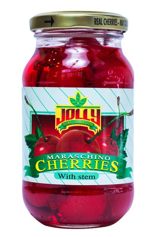 Jolly Maraschino Cherries with Stem 10 oz