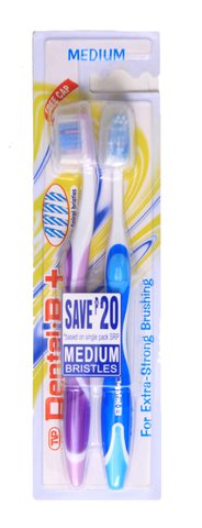 Dental B Toothbrush Gum Massagers Medium 2 pcs