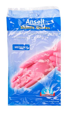 Ansell Slimfit Gloves Pink Medium 1 pair