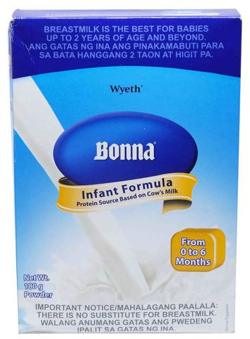 Bonna Infant Formula Milk 0-6 Months 180 g
