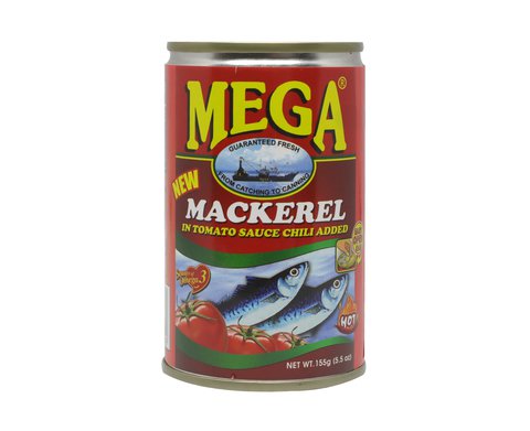 Mega Mackerel In Tomato Sauce Chili Added 155 g