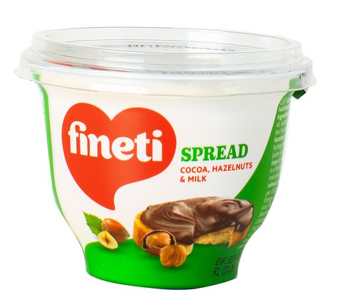 Fineti Cocoa, Hazelnuts &amp; Milk Spread 200 g