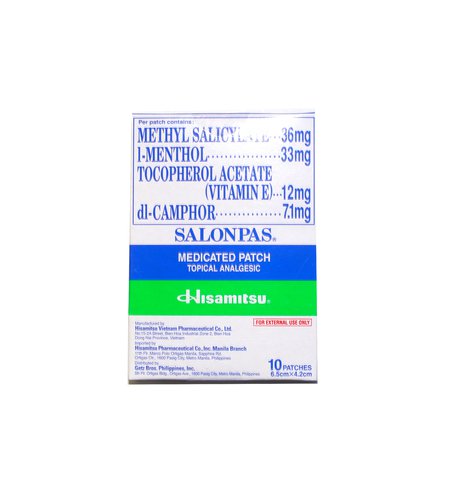 Salonpas Medicated Patch 10 pcs /pack