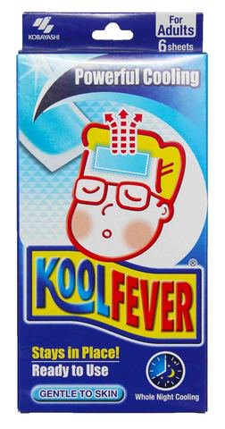 Kool Fever Ready To Ude Adult - Powerful Cooling 6 pcs /pack