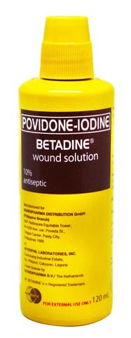 Betadine Wound Solution 120 ml