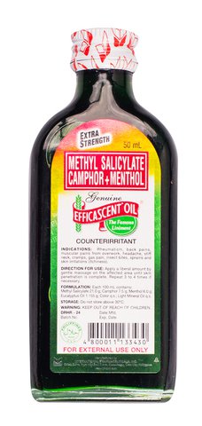 Methy Salicylate Efficascent Oil Extra Strength 50 ml