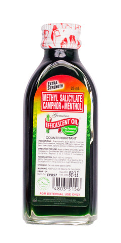 Methy Salicylate Efficascent Oil Extra Strength 25 ml