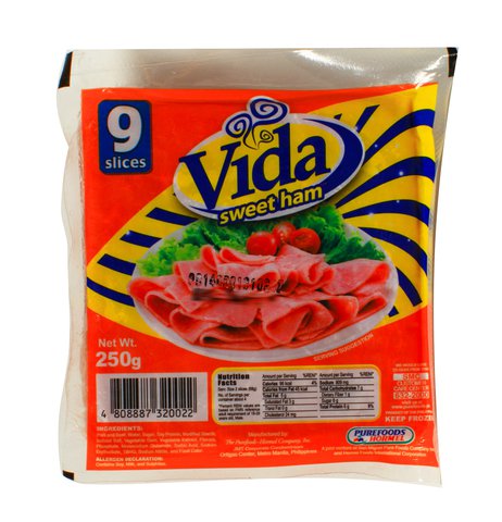 Vida Sweet Ham Sliced 250 g