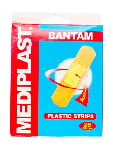 Mediplast Plastic Strips - Bantam 25 pcs /pack